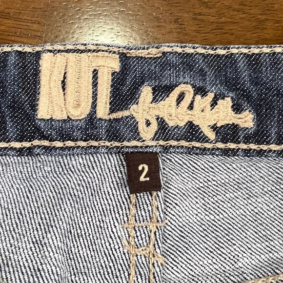 Kut from the Kloth Mid Rise Denim Bermuda Shorts Size 2 - Picture 7 of 14